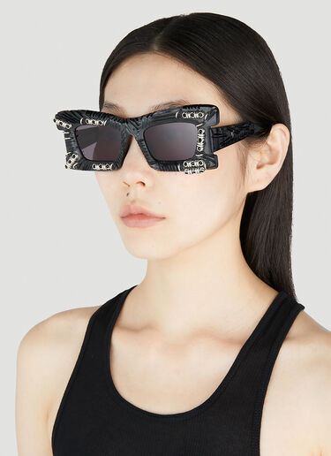 Kuboraum R2 Sunglasses Black kub0354002