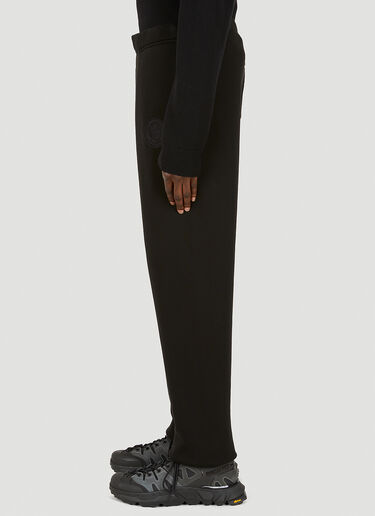 2 Moncler 1952 徽标图案运动裤 黑色 mge0148015