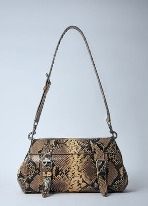 Jil Sander Leather Satchel Bag Black jil0260009