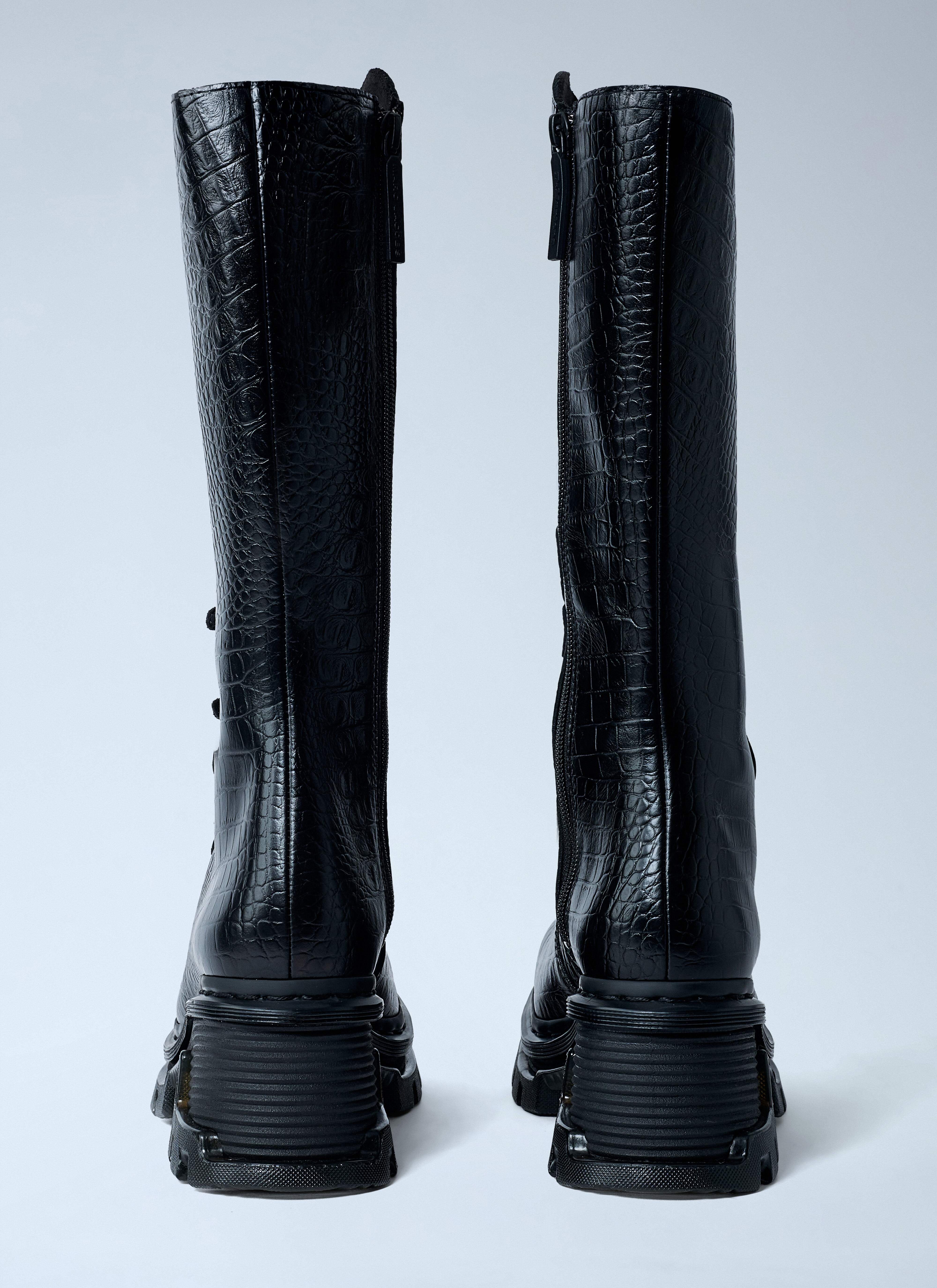 Dr. Martens x Marc Jacobs Women's' Croc-Embossed Kiki Platform