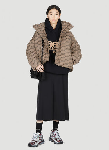 Balenciaga Monogram Puffer Jacket Beige bal0251008