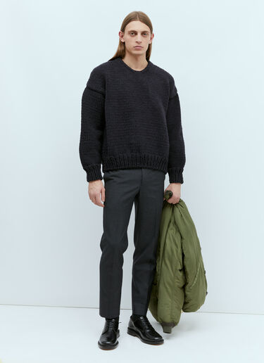 Visvim Amplus V 领针织衫 蓝色 vis0154005