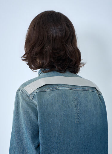 Rick Owens DRKSHDW Denim Overshirt Jacket Blue drk0164002
