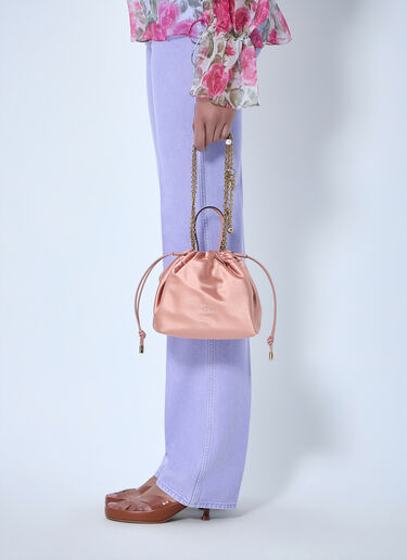 Chloé Drawstring Chain Icons Handle Bag Pink chl0264050