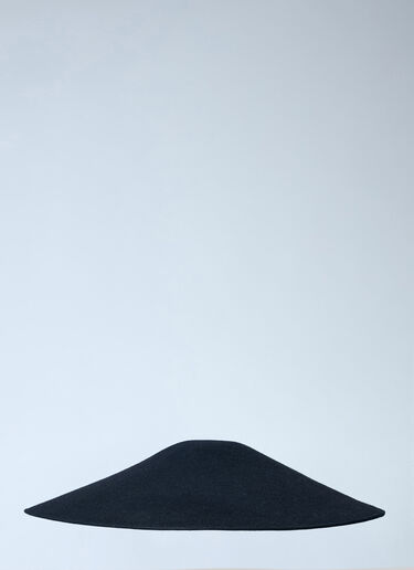 LN-CC® - Jacquemus: Le Grand Confetti Hat - Black Jacquemus Le Grand Confetti Hat Black jac0366005