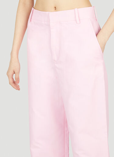 Marni Straight Leg Drawstring Pants Pink mni0251016