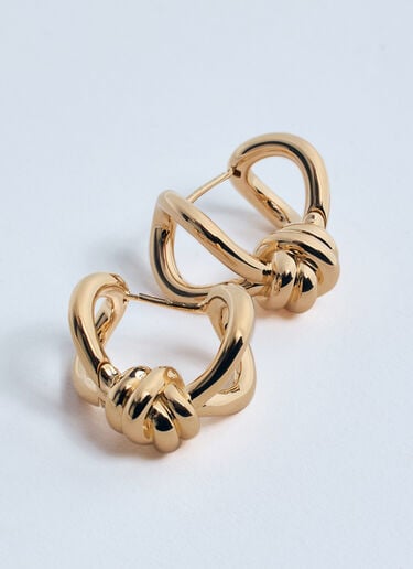 Bottega Veneta Knot Earrings Gold bov0259061