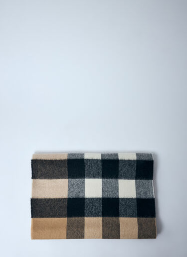 Burberry Check Cashmere Scarf Beige bur0159023