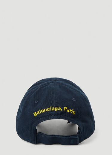 Balenciaga FBI 베이스볼 캡 블루 bal0347006