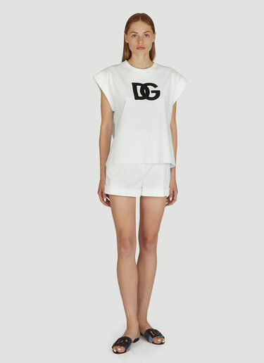 Dolce & Gabbana DG Logo T-Shirt White dol0247147