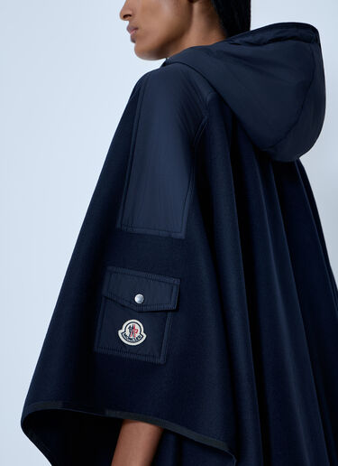Hooded Cape Moncler Hooded Cape Black mon0263036