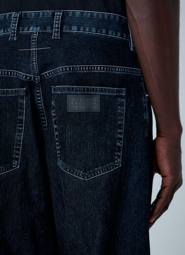Denim Five-Pocket Jeans MM6 Maison Margiela Denim Five-Pocket Jeans Black mmm0162005