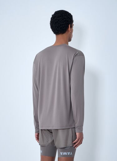 Satisfy Long Sleeve Performance Shirt Brown sat0162016