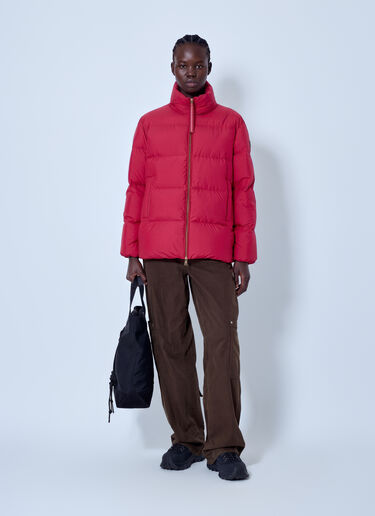 LN-CC® - Moncler: Vivantesse Short Down Jacket - Red Moncler Vivantesse Short Down Jacket Red mon0266034