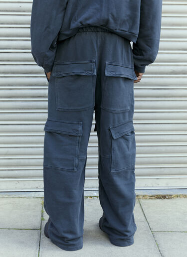 GREG ROSS Cargo Track Pants Black grr0157009