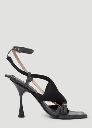 Ottolinger Flower Heels Black ott0251023