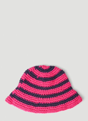 Stüssy Swirl Knit Bucket Hat Pink sts0152031