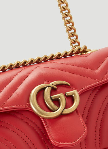 Gucci GG Marmont Shoulder Bag Red guc0241123