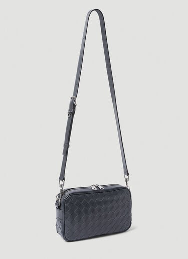 Bottega Veneta Small Intrecciato Camera Bag Black bov0155023