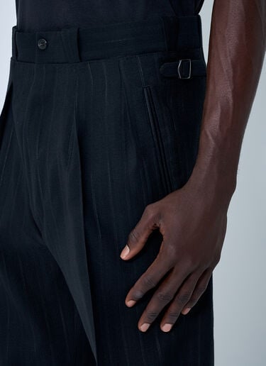 Wool-Blend Pinstripe Pants Prada Wool-Blend Pinstripe Pants Black pra0162011