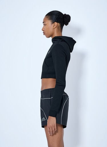 LN-CC® - Balenciaga: Cocoon Hoodie - Black Balenciaga Cocoon Hoodie Black bal0265018