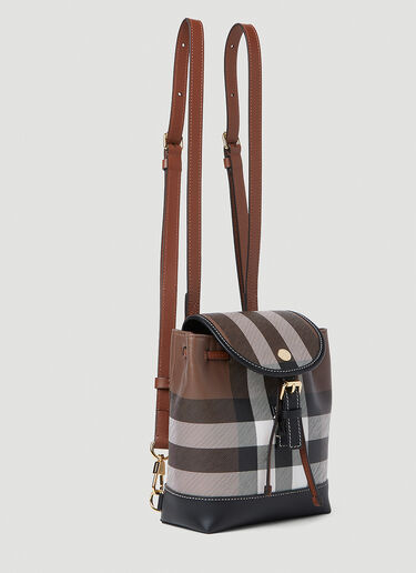 Check Micro Backpack Burberry Check Micro Backpack Brown bur0253059