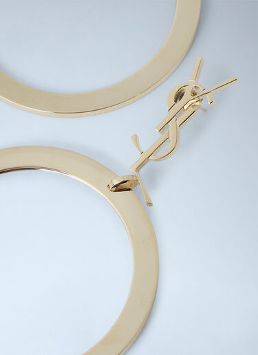 Saint Laurent Cassandre 吊坠圈形耳环  金色 sla0255079