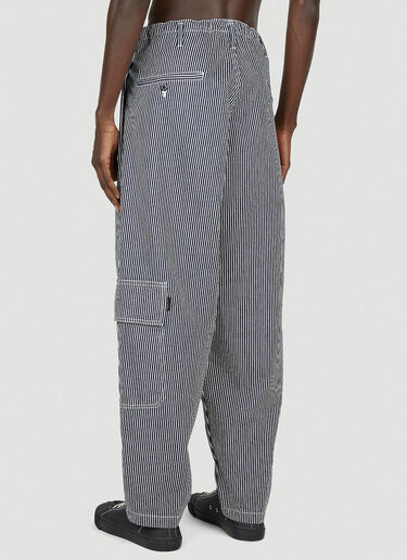 Pinstripe Pants Yohji Yamamoto Pinstripe Pants Dark Blue yoy0152007