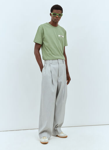 Jacquemus Le T-Shirt Gros Grain Green jac0158015