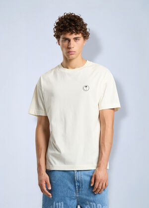 Palm Angels Palm Tree Regular Tee White pma0166098