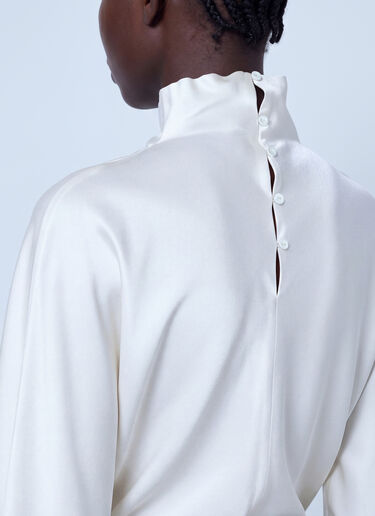 LN-CC® - RÓHE: Minimal Waisted Top - White RÓHE Minimal Waisted Top White roe0266011