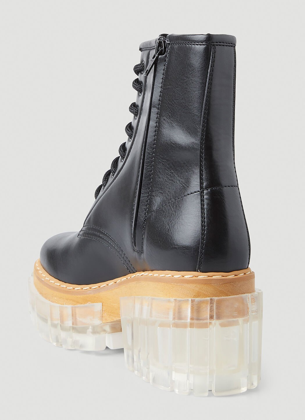 Stella McCartney NWB Emilie Half Boots Size 41 11 US Caramel Tan & Black  Mat | eBay