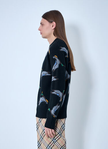 Burberry Duck Wool Sweater Black bur0159010