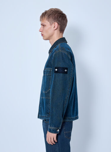 LN-CC® - Stone Island: Denim Jacket - Blue Stone Island Denim Jacket Blue sto0165106