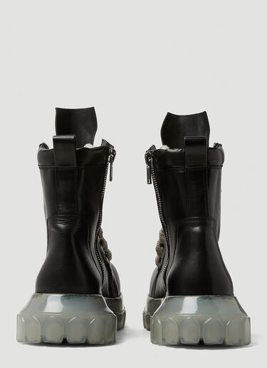 Rick Owens Beatle Lace Up Boots Black ric0147025