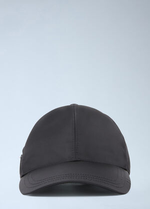 Prada 再生尼龙棒球帽 黑色 pra0254036