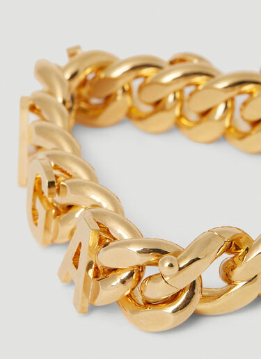Balenciaga Chain Logo Bracelet Gold bal0153056