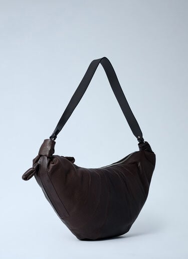 Large Rail Belt Croissant Shoulder Bag Lemaire Large Rail Belt Croissant Shoulder Bag Brown lem0362017