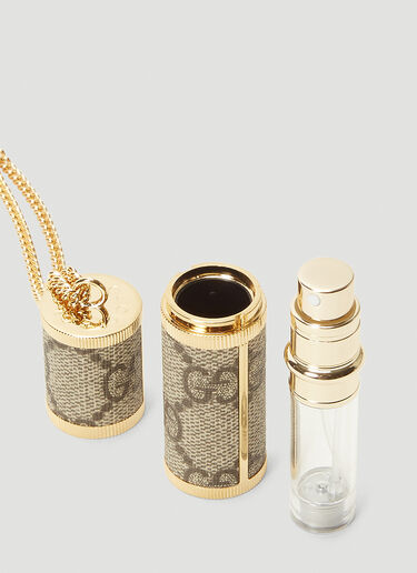 Gucci Perfume Refillable Atomiser Necklace Brown guc0241145