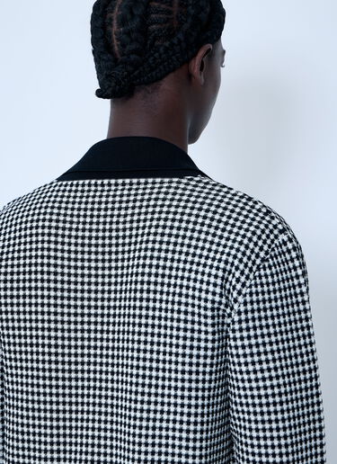 Houndstooth Zip-Up Shirt Jil Sander Houndstooth Zip-Up Shirt Grey jil0163001