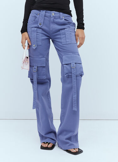 Blumarine Cargo Jeans Purple blm0253006