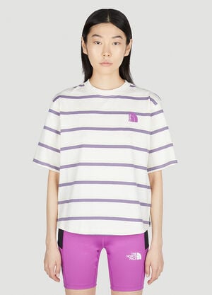 The North Face Striped T-Shirt Cream tnf0252017