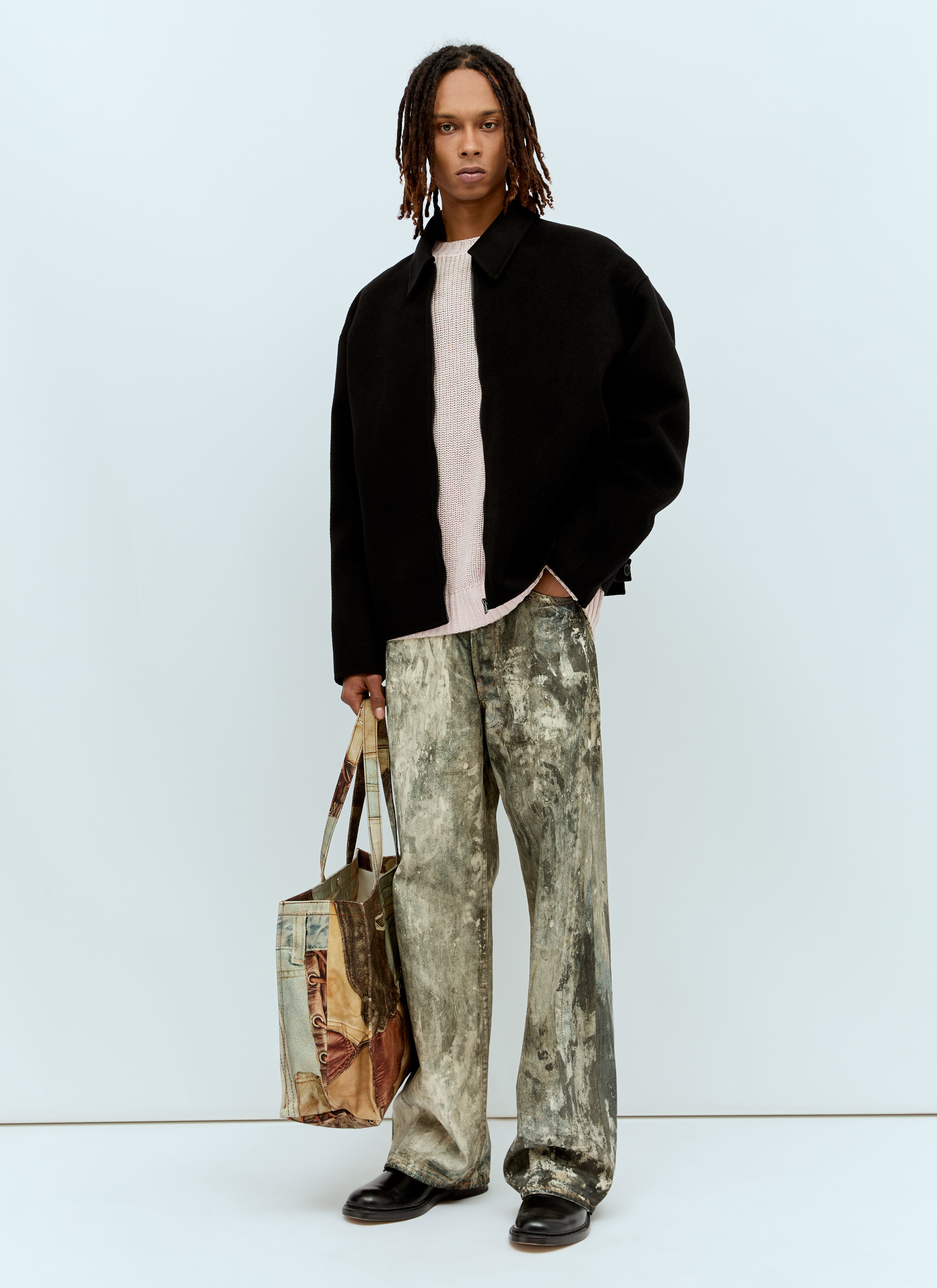 Acne Studios Men s Wool Jacket in Black LN CC