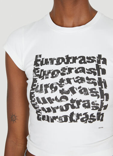 Eytys Zion Eurotrash T-Shirt White eyt0352008
