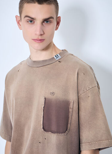 Maison Mihara Yasuhiro Sun Faded T-Shirt Brown mmy0158009
