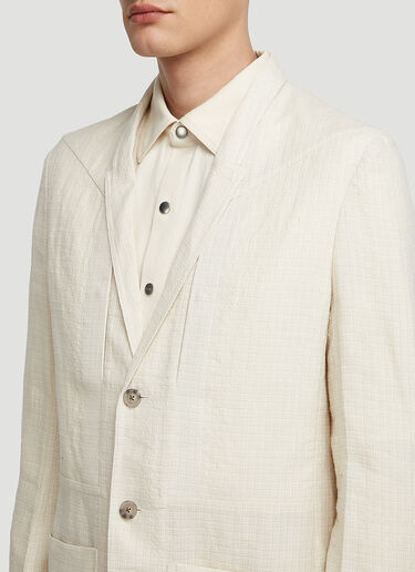 Rick Owens Lido Blazer Cream ric0147001