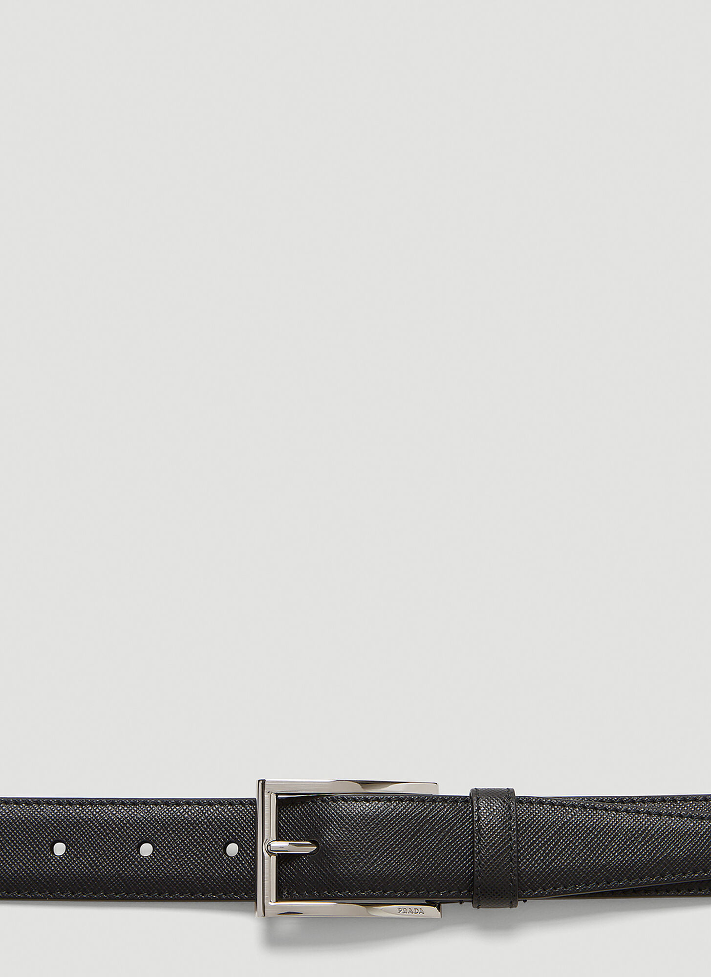Shop Prada Saffiano Leather Belt