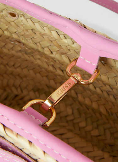 Jacquemus Le Petit Panier Soleil Tote Bag Pink jac0250048