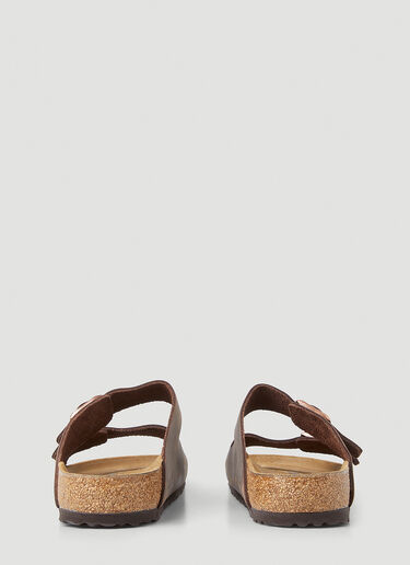 Arizona Two Strap Sandals Birkenstock Arizona Two Strap Sandals Brown brk0344005