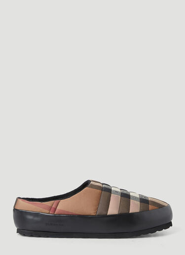 Burberry Northaven Vintage Check Slip Ons Brown bur0147066